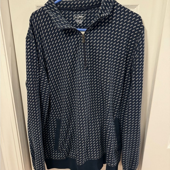 LL bean quilted sweatshirt - Picture 1 of 4